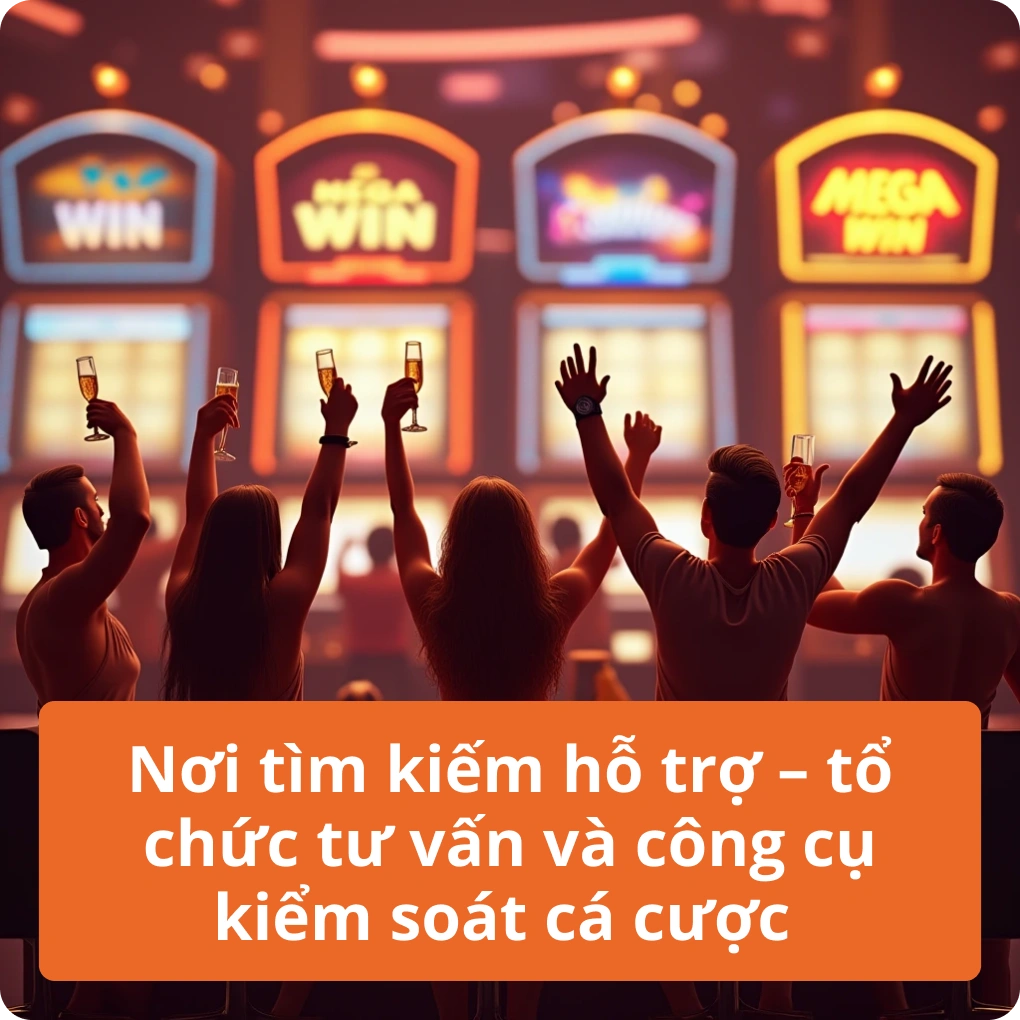 Nơi tìm kiếm hỗ trợ – tổ chức tư vấn và công cụ kiểm soát cá cược
